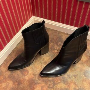 Marc Fisher LTD Black Ankle Boots 8.5